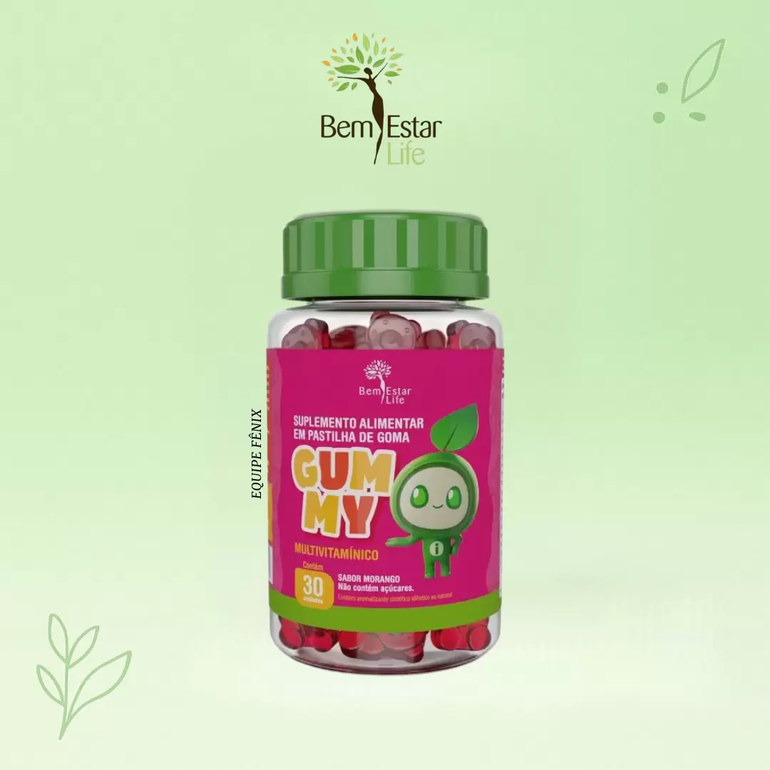 GUMMY MULTIVITAMINICO SABOR MORANGO