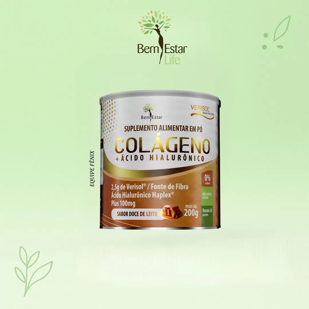COLAGENO VERISOL COM ÁCIDO HIALURÔNICO - DOCE DE LEITE