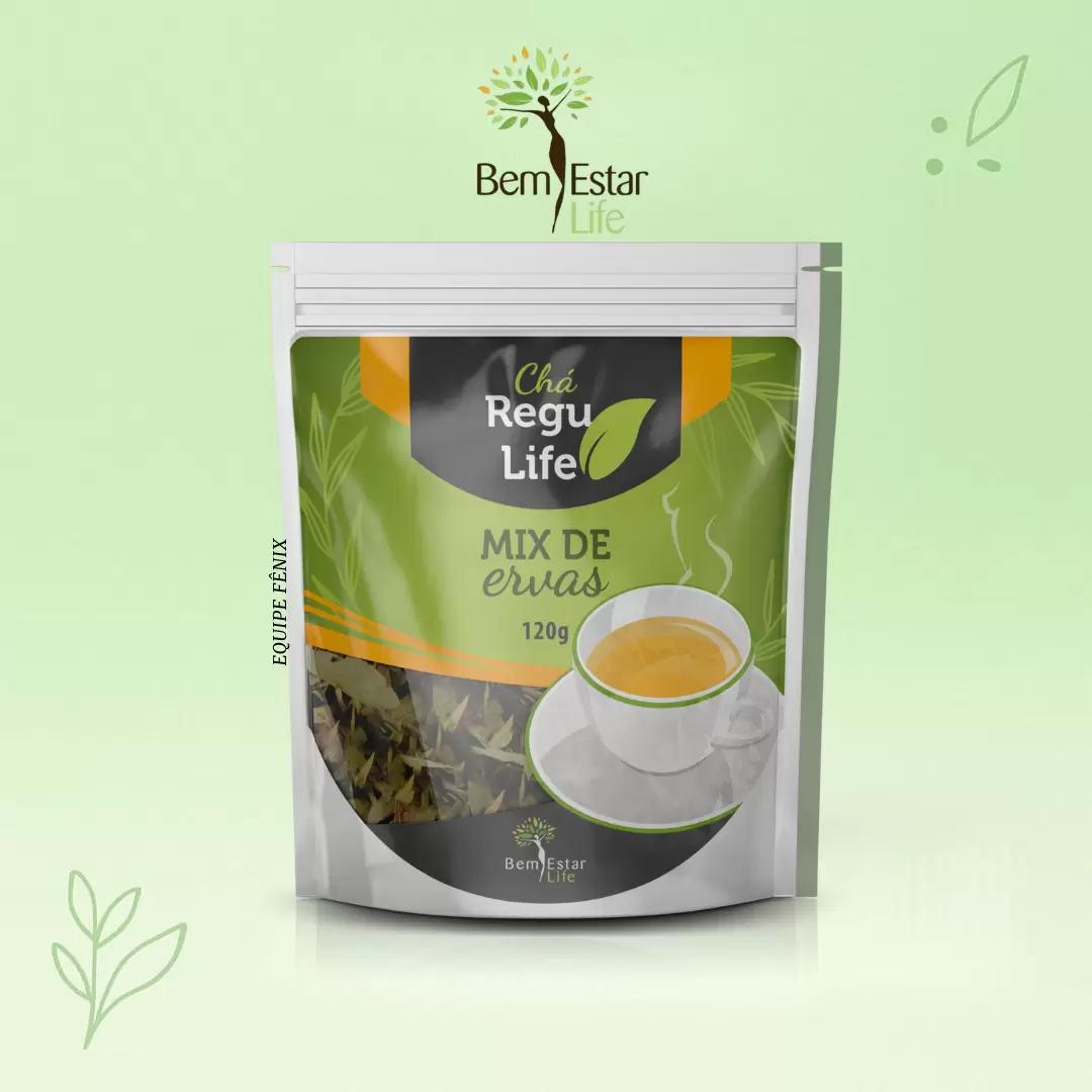 CHÁ REGU LIFE - DIGESTIVO E DIURETICO 120 G
