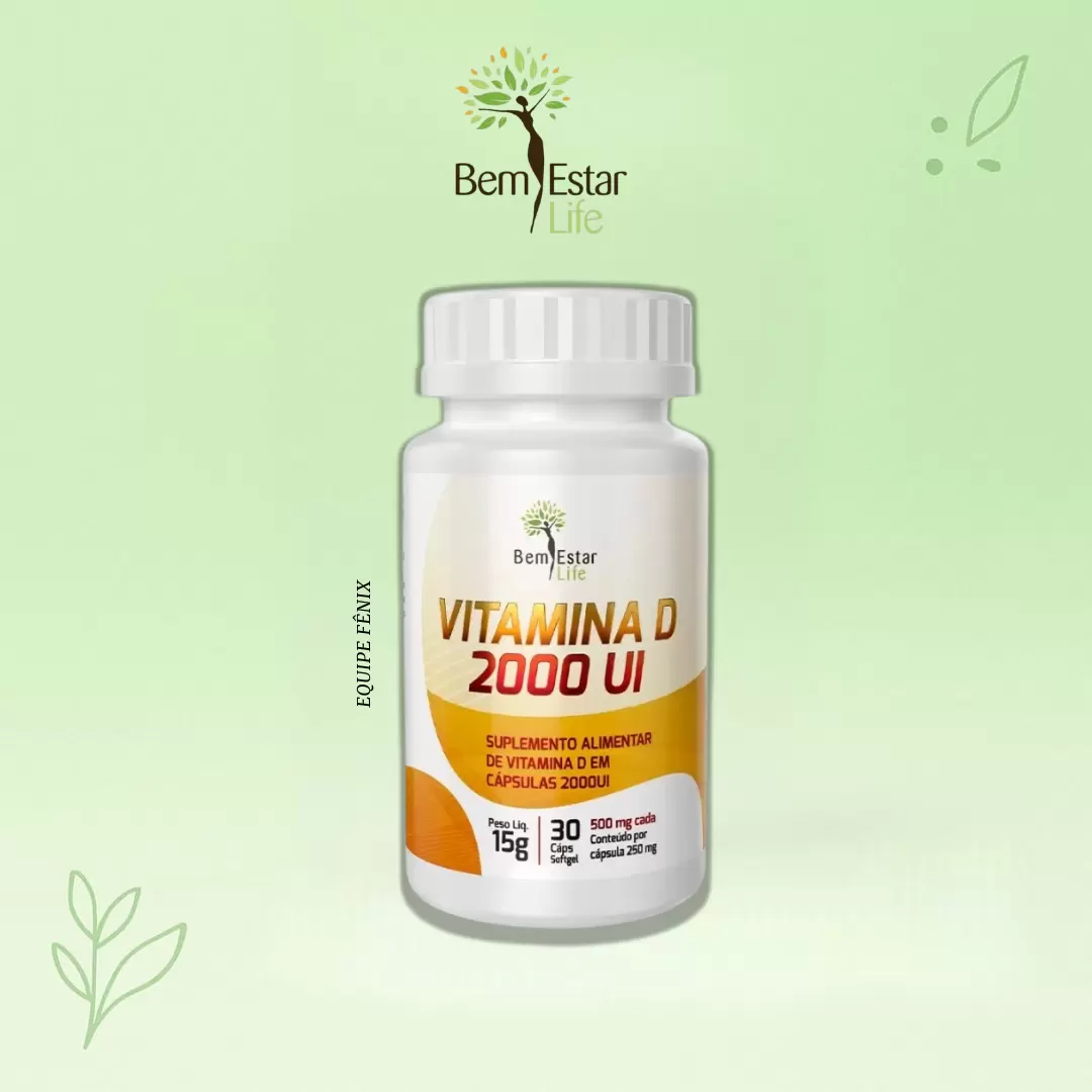 VITAMINA D - 2000 UI - 30 CAPSULAS