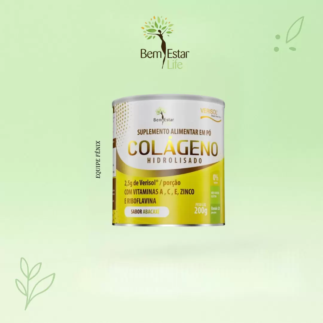 COLAGENO EM PO COM VERISOL SABOR ABACAXI