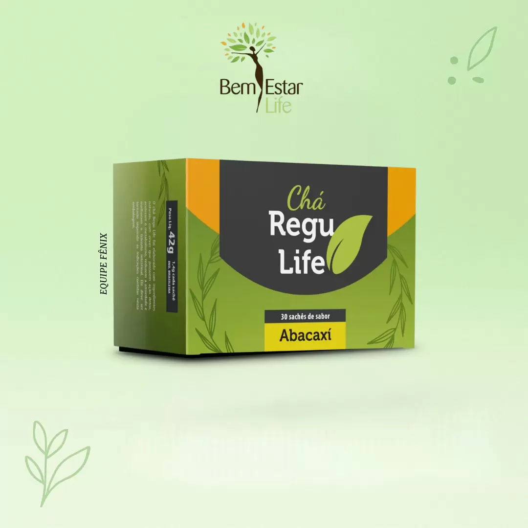 CHÁ REGU LIFE 30 SACHET - SABOR ABACAXI