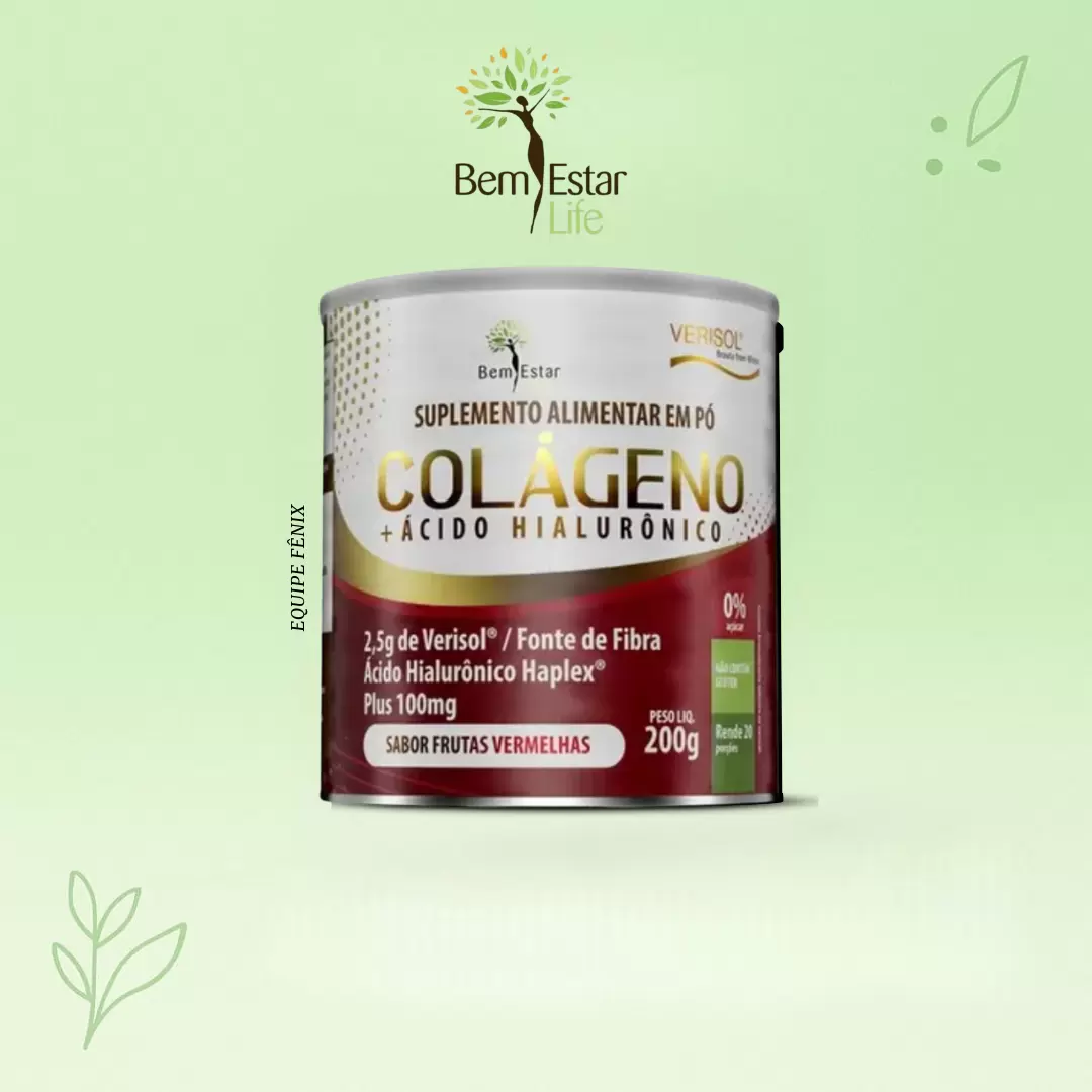 COLAGENO EM PO COM VERISOL ´SABOR FRUTAS VERMELHAS