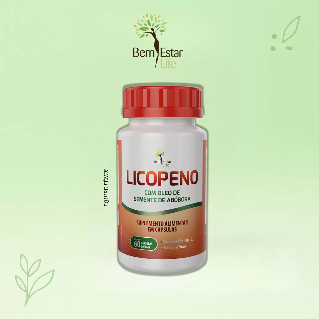 Licopeno com óleo de semente de abobora