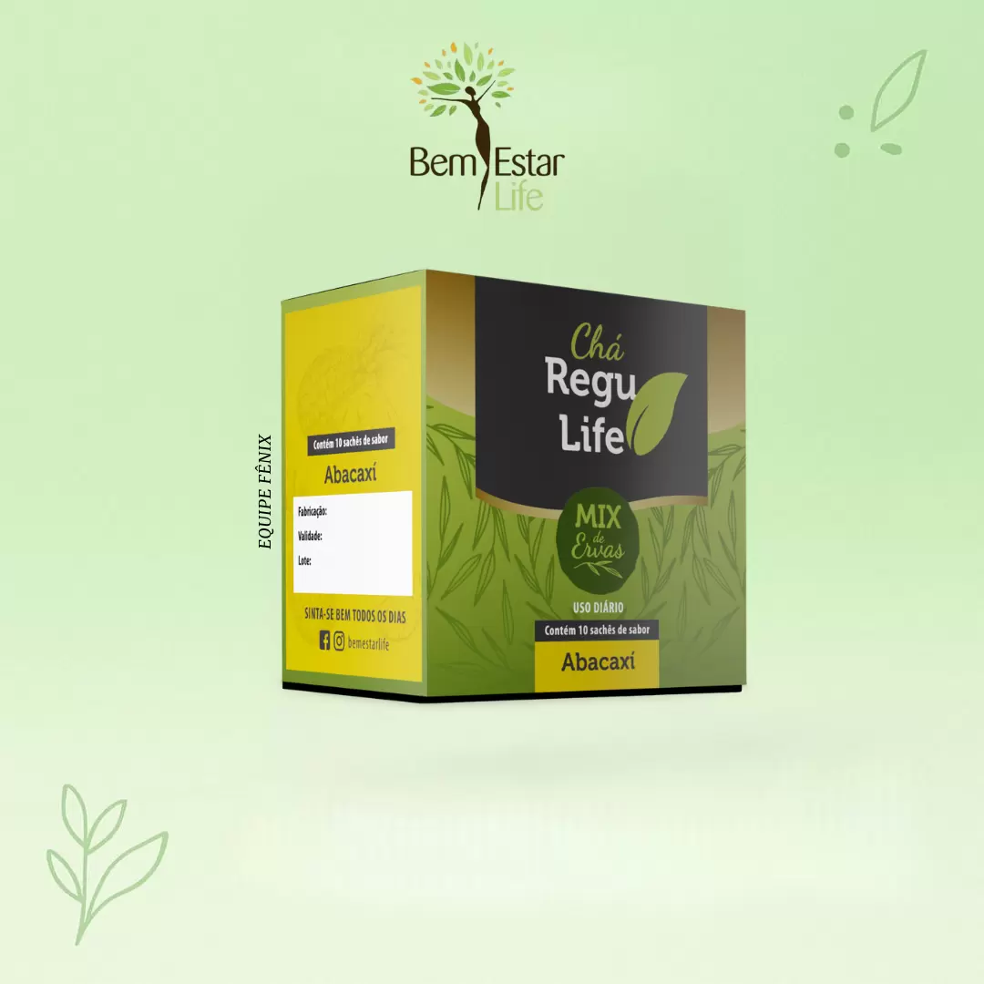 CHÁ REGU LIFE - 10 SACHET ABACAXI