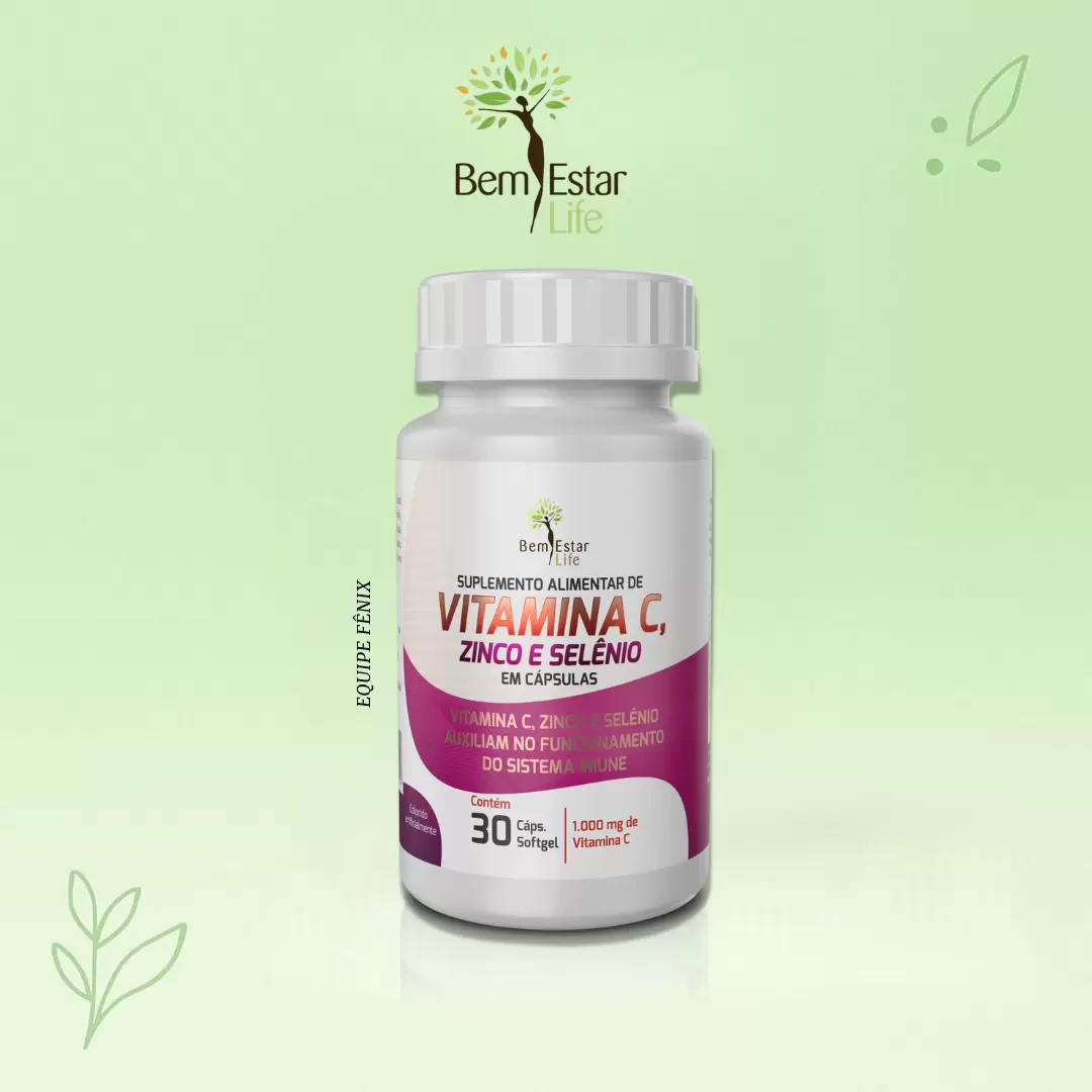 VITAMINA C, ZINCO E SELENIO 30 CAPS 