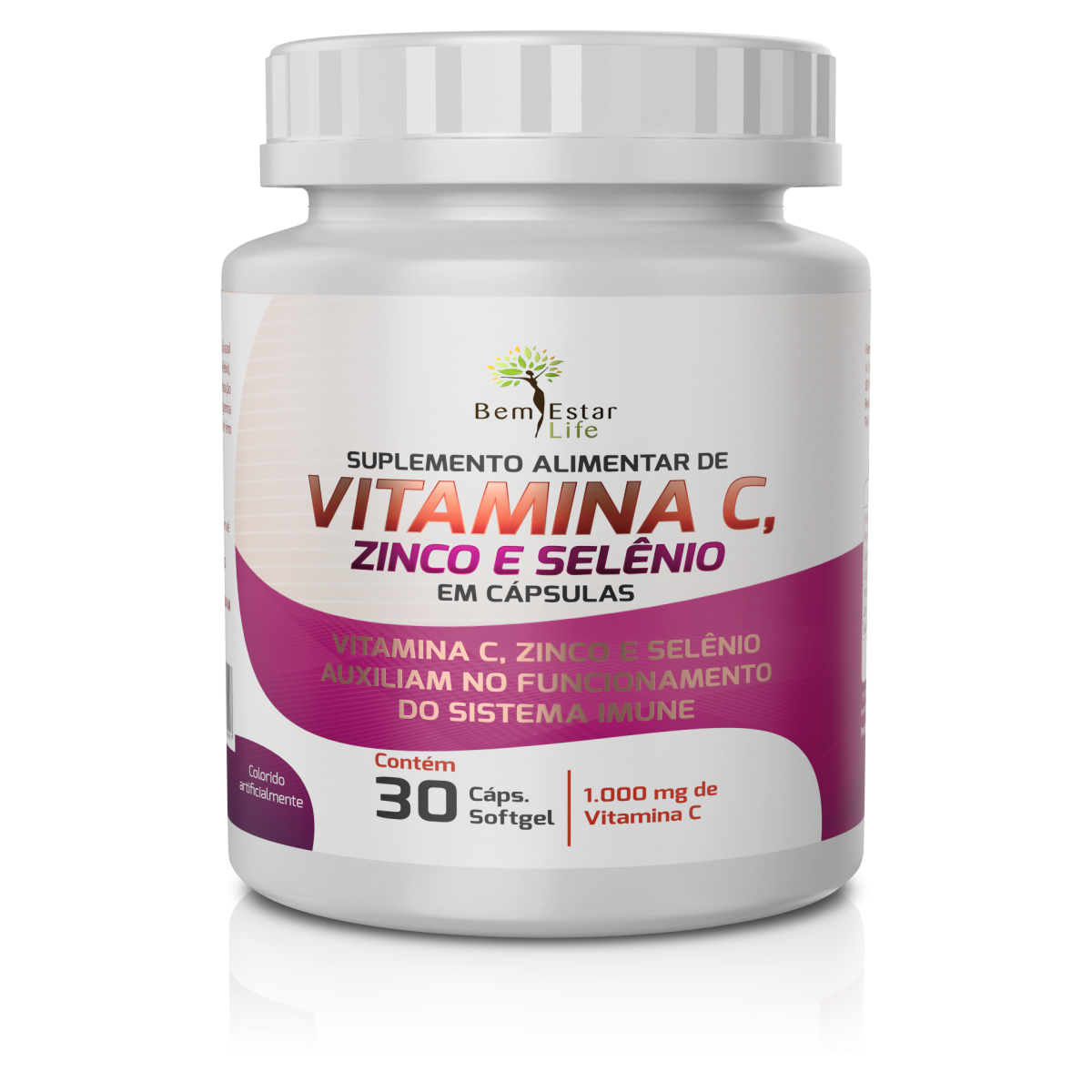 VITAMINA C, ZINCO E SELENIO 30 CAPS 