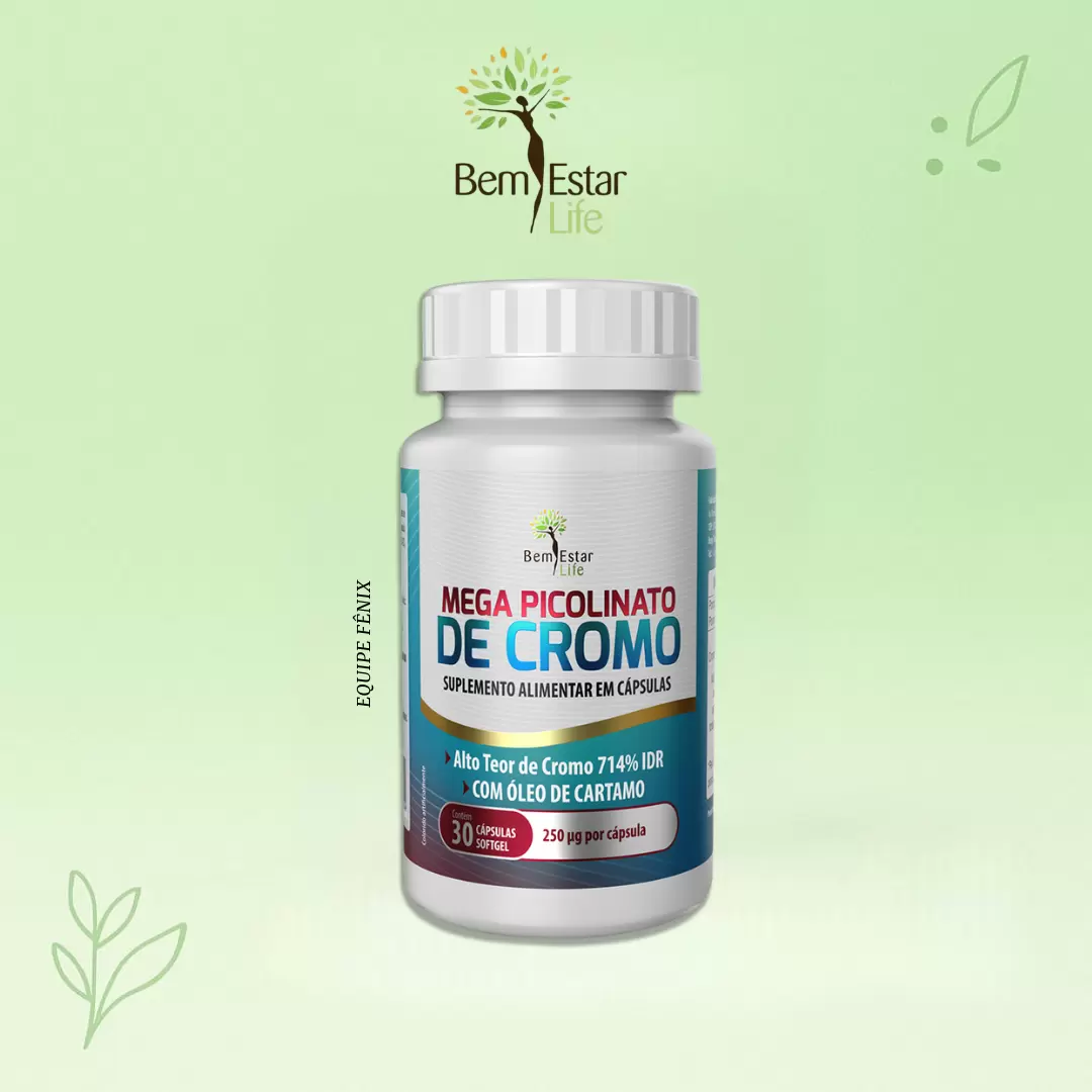 MEGA PICOLINATO DE CROMO - 30 CAPSULAS