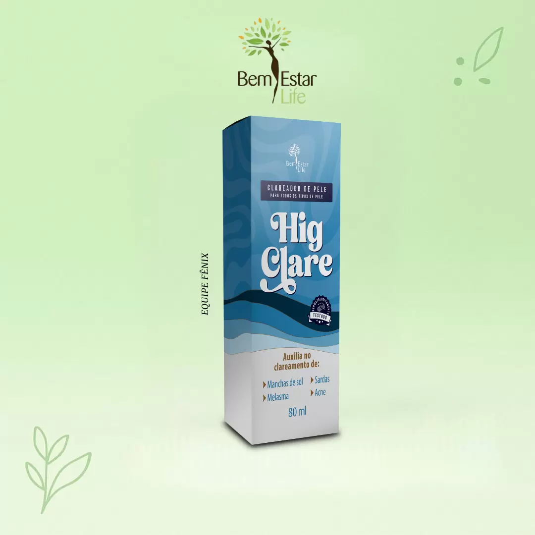 CREME CLAREADOR- FACIAL E CORPORAL HIGCLARE